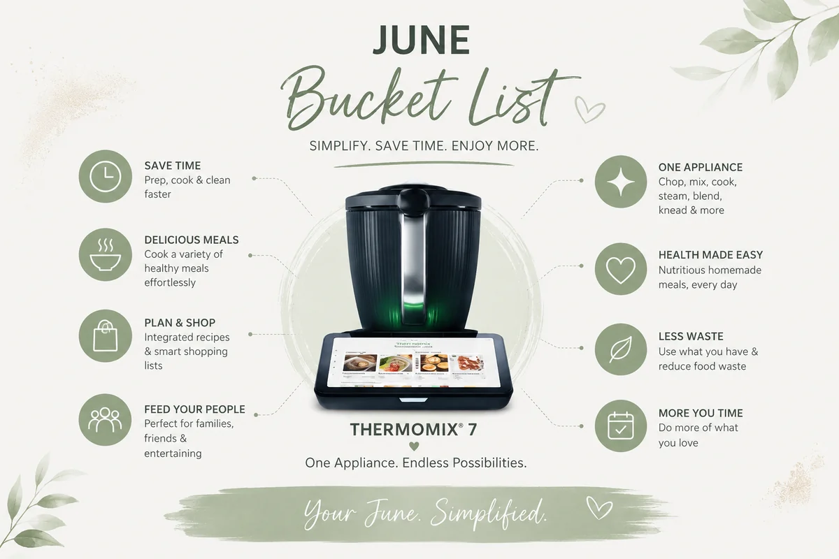 June Bucket List — Your June Simplified with Thermomix 7