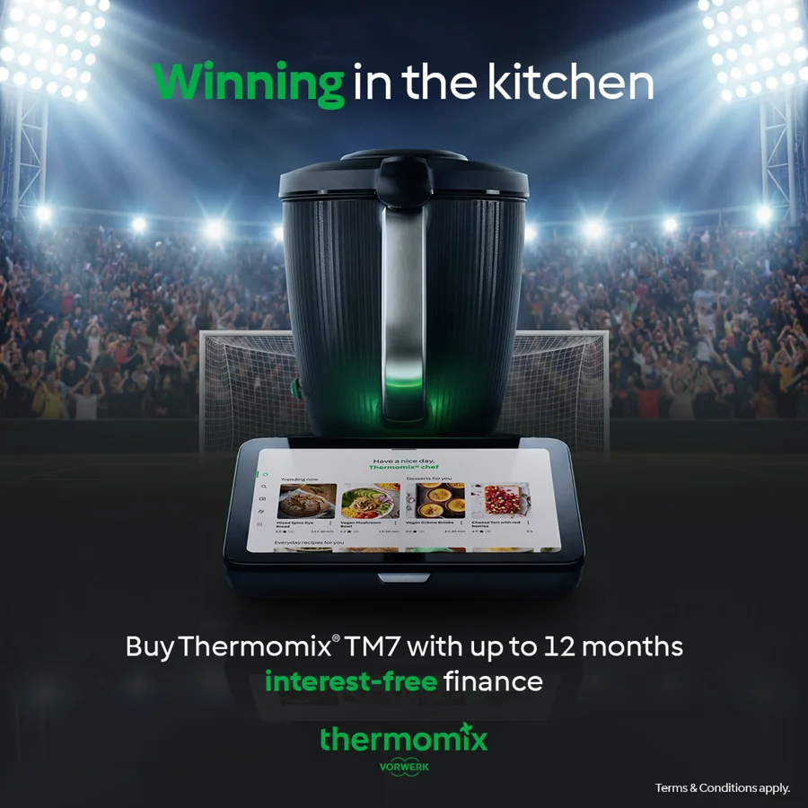 Thermomix TM7 — up to 12 months interest-free finance, June 2026
